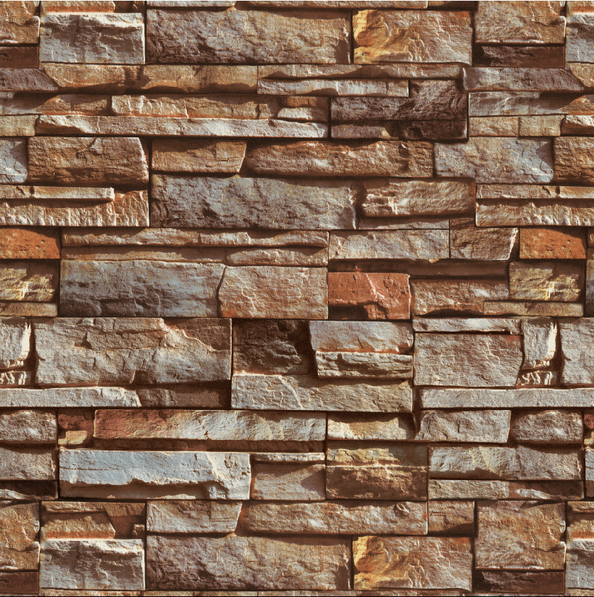 3D Stone Brick Pattern wall paper Contemporary Design Background Vinyl Wallpaper for Home Decor Office Workplace Hotel