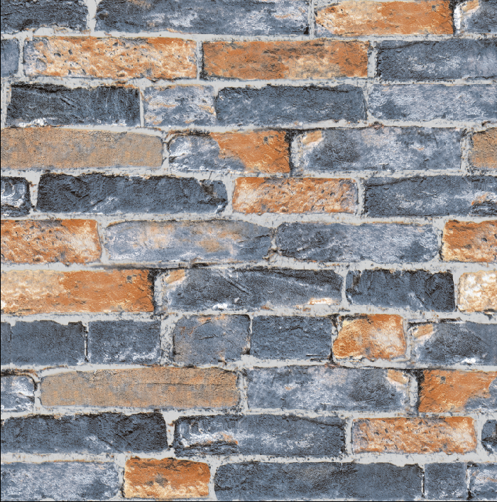 3D PVC removable washable wall paper  brick stone design Vinyl wallpaper peel and stick home decoration hotel club wall covering