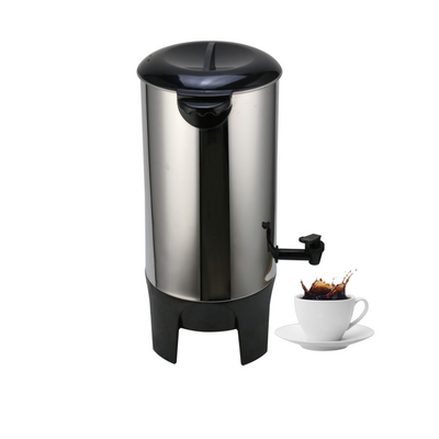 40 Cups Stainless Steel Coffee Maker Commercial Electric Coffee Percolator Hot Water Boiler