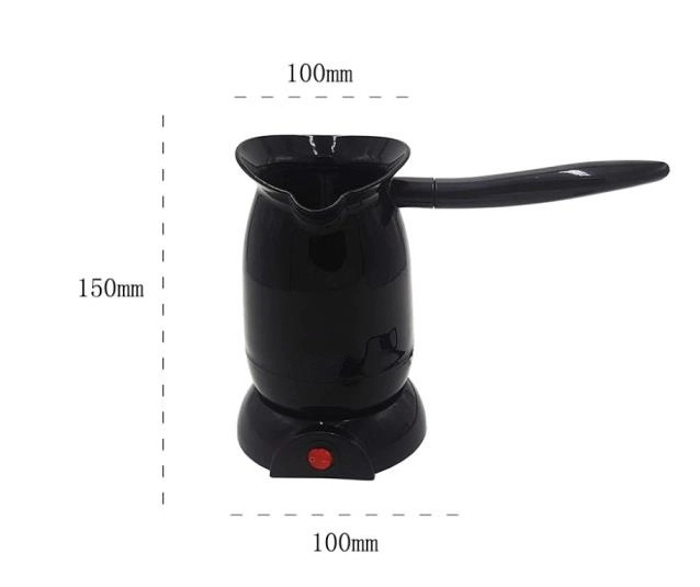 light and small Plastic Coffee Maker, Milk Warmer Tea Pot on detached Base for travel camping outdoor