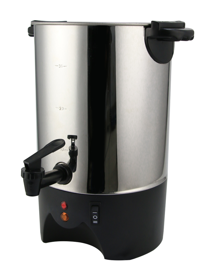 30 cups 6L Commercial coffee boiler stainless steel electric coffee urn with percolator