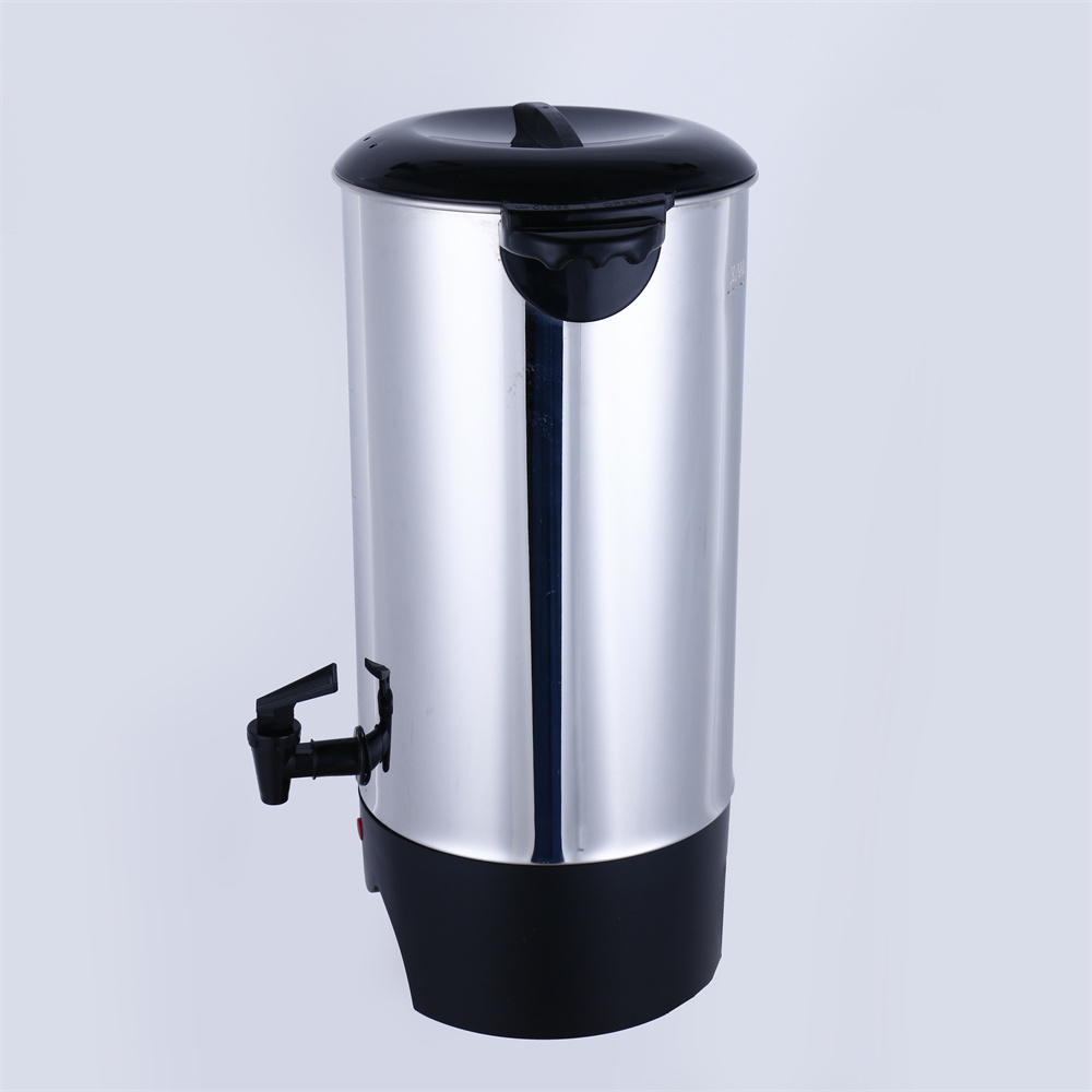 50 Cups stainless steel coffee &tea urns commercial electric boiler coffee maker for wholesalers