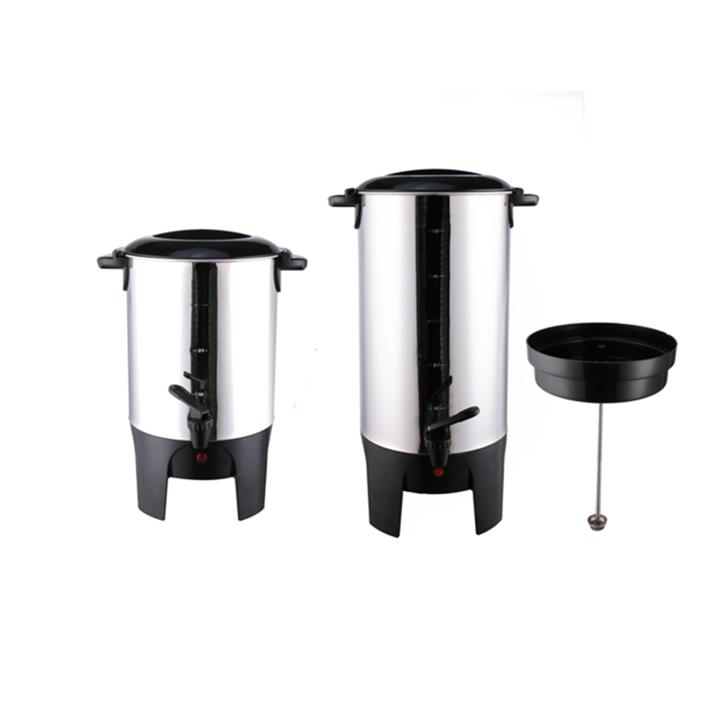 Commercial Grade Stainless Steel 40Cup Percolate Coffee Urn Coffee Maker 120V/220V Hot Water Urn for Parties, Office