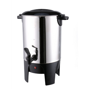 20, 30, 40, 50, 60 Cups stainless steel coffee percolator 1000w electric commercial coffee tea urn