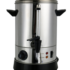 40 Cup Electric Hot Water Boiler Dispenser Coffee Urn Water Urn with Temperature Control