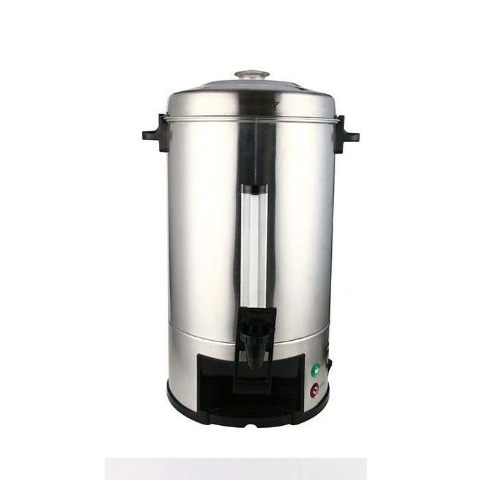 100 Cup Commercial Coffee Urn Hot Beverage Dispenser Water Urn Boiler, Stainless steel