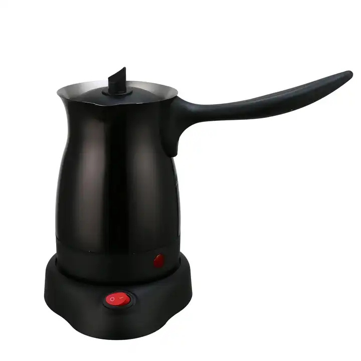 Multiple Colors 500ml Portable Electric Stainless Steel Coffee Maker/Milk Warmer/mini water boiler with Rotational Base