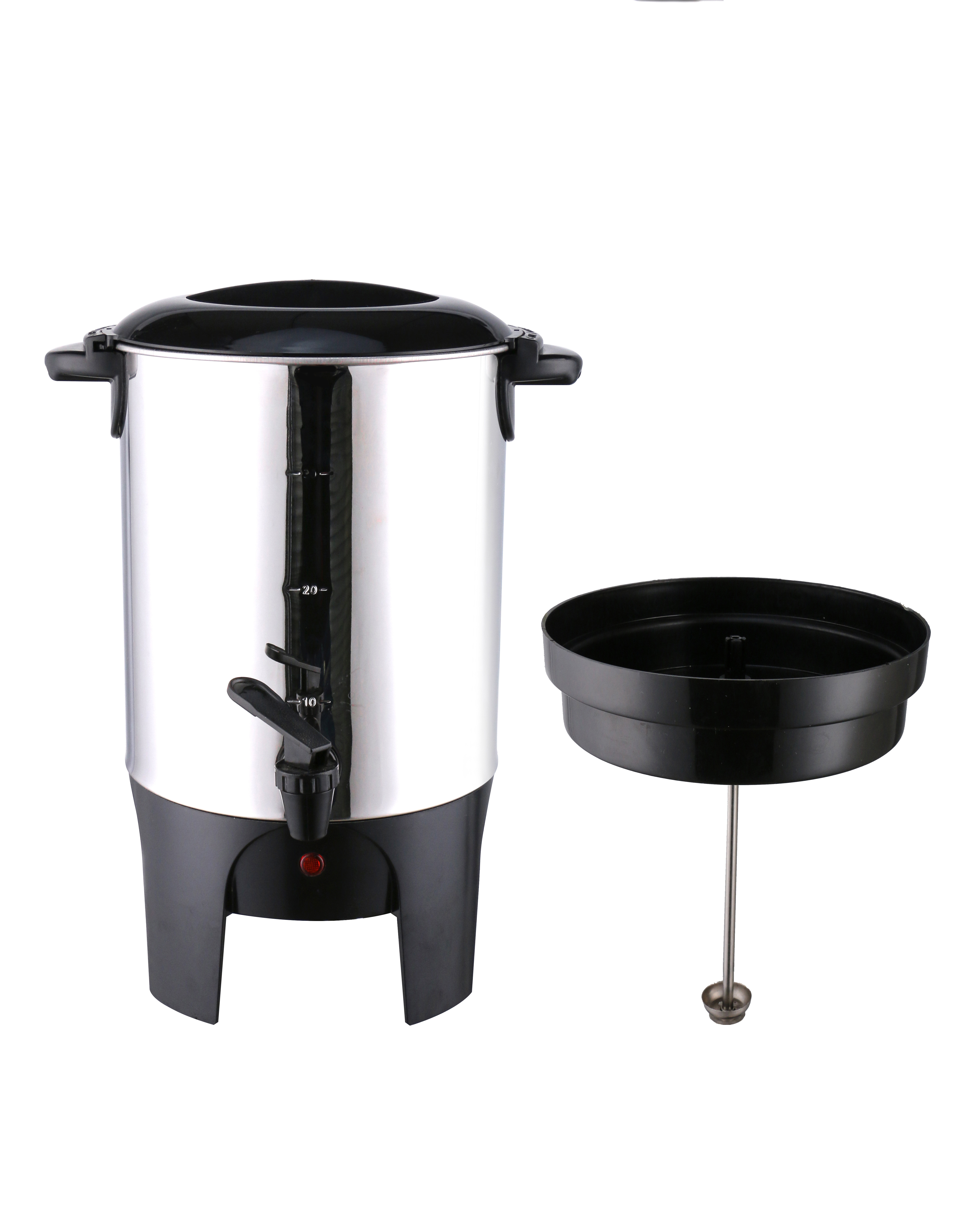 Electrical Appliance Water Boiler Coffee Percolator 30Cups Coffee Urn Stainless Steel Coffee Dispenser