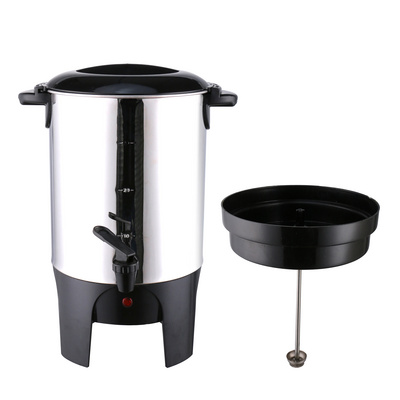 Electrical Appliance Water Boiler Coffee Percolator 30Cups Coffee Urn Stainless Steel Coffee Dispenser