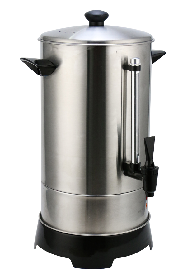 Electric coffee percolator stainless steel  40/ 45 cup  60 cup 100 cup coffee urn and hot beverage dispenser