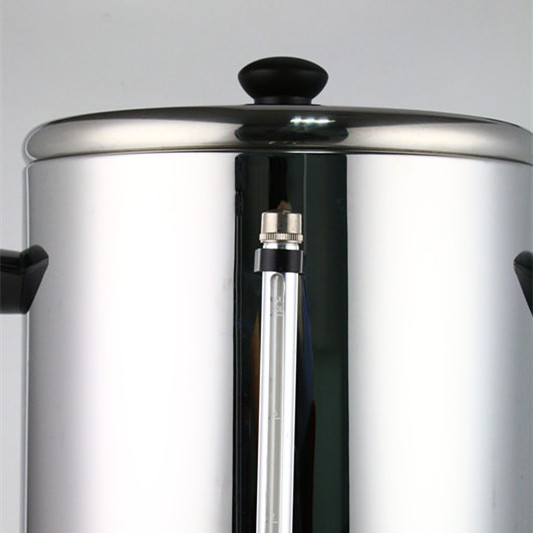 40 Cup Electric Hot Water Boiler Dispenser Coffee Urn Water Urn with Temperature Control