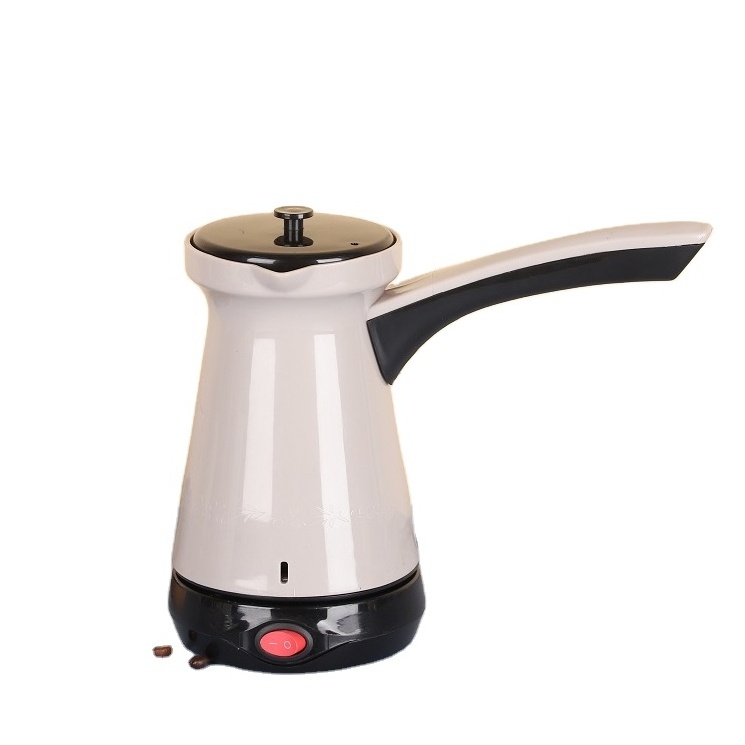 Portable Coffee Maker Single Cup Serve Electric Cezve 800W Electric Turkish Coffee Pot With Lid