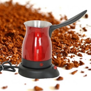 Stainless Steel Red Fashion Arabic Turkish Coffee Pot For Sale