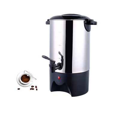 6L 40 Cups Stainless Steel Coffee Percolator Electric Coffee Urn Hot Water Dispenser Kitchen Appliance