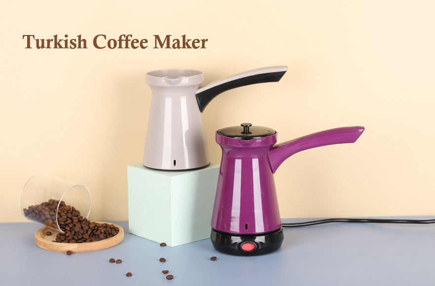 Turkish Arabic Electric Coffee Makers Mini Travel Coffee Pot For Office