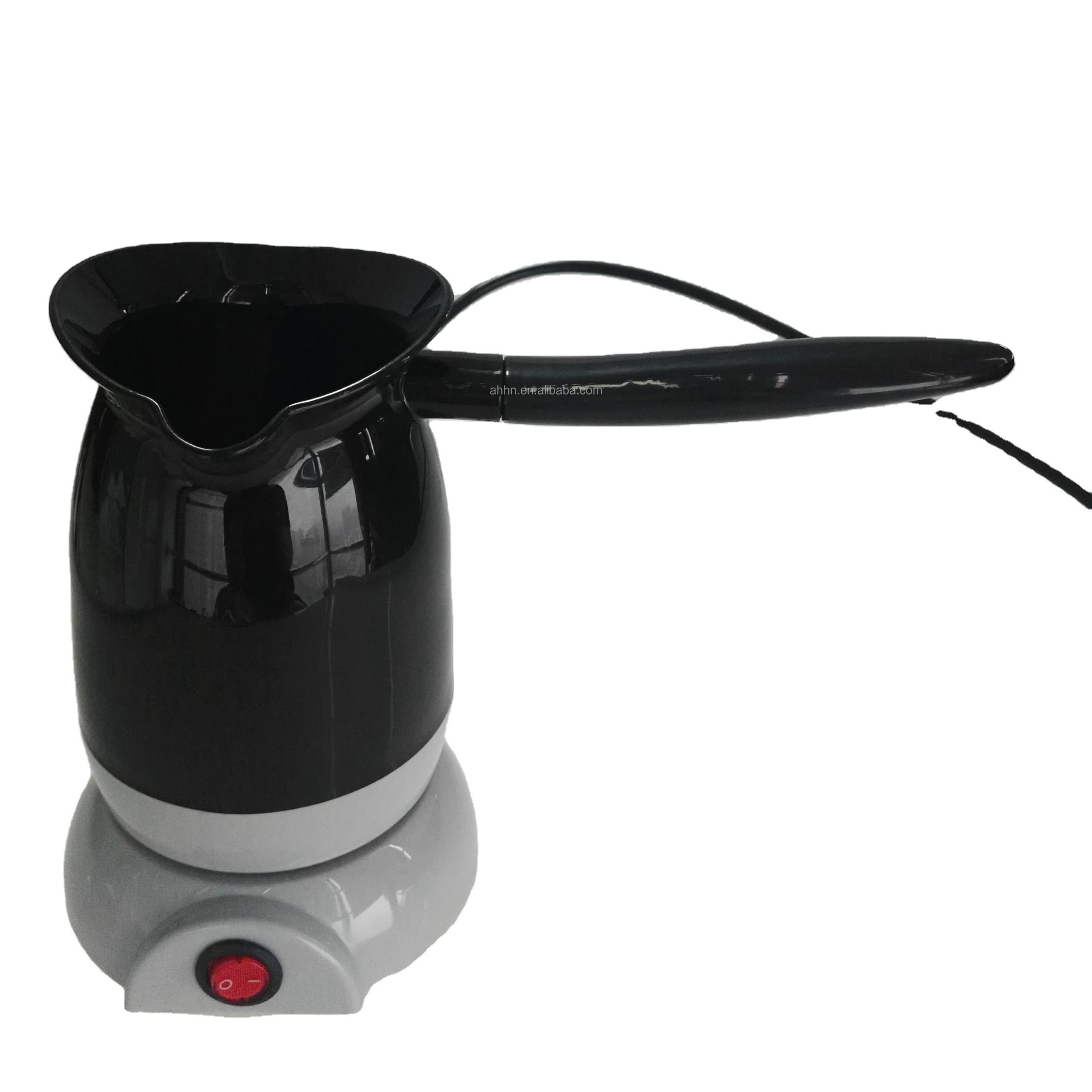 Portable Coffee Maker Traditional Turkish Coffee Pot Plastic Electric Greek Coffee Makers With Anti-overflow