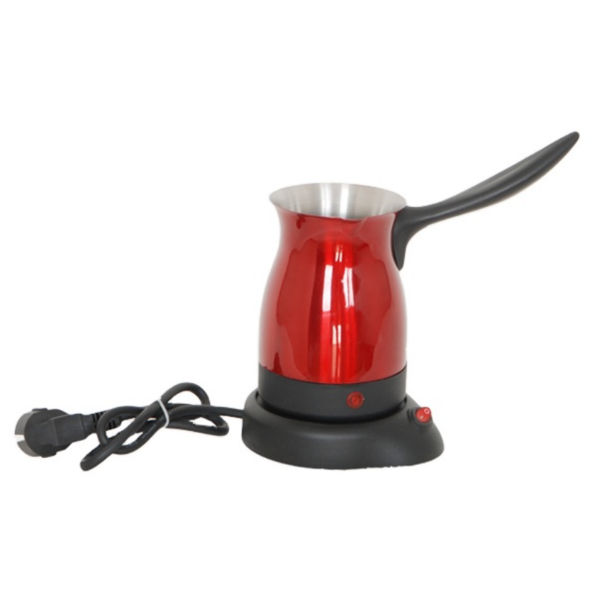 Stainless Steel Red Fashion Arabic Turkish Coffee Pot For Sale