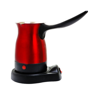 500 ML Portable Turkish Coffee Make Ibrik Mini Red For Office