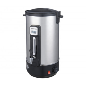 Double layer stainless steel juice cider tea urns 6L commercial water dispenser with LCD display