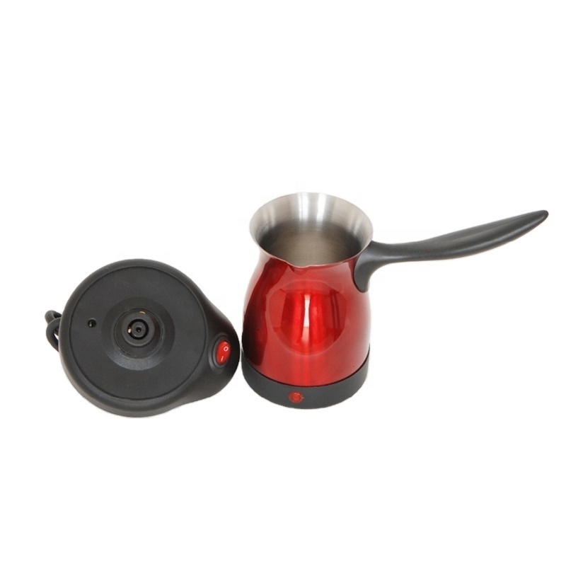 500 ML Portable Turkish Coffee Make Ibrik Mini Red For Office