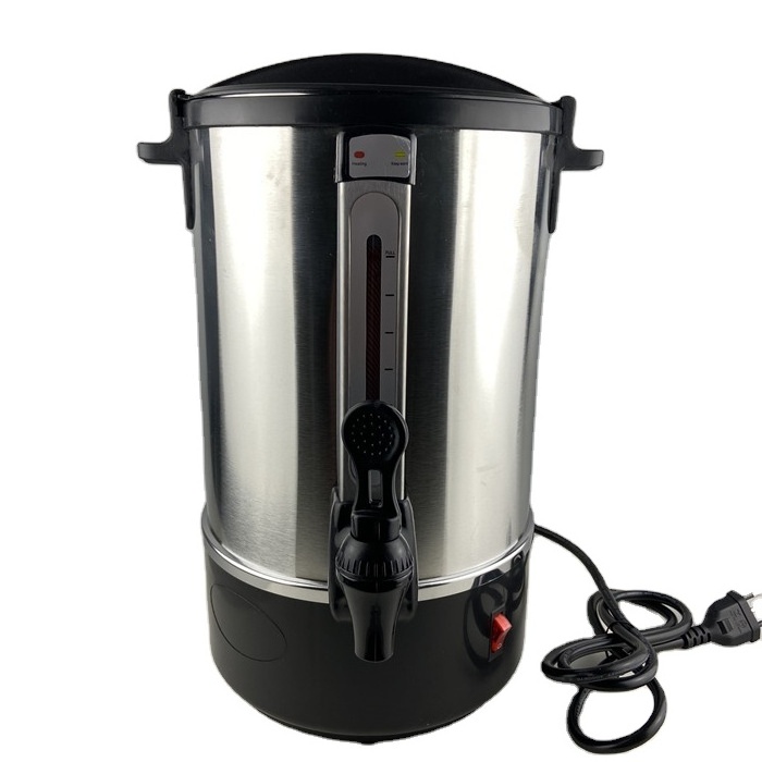 Tea Coffee Urn Stainless Steel Hot Drinks Warmer Electric Hot Water Boiler For Catering