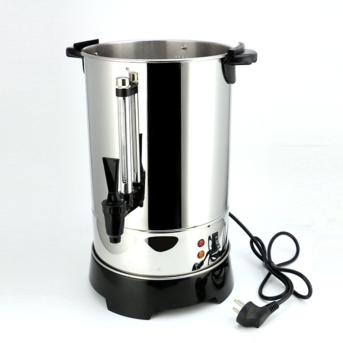 Electric Tea Urn Heater Dispenser Shabbat Kettle Hot Water Boiler with Water Level Gauge