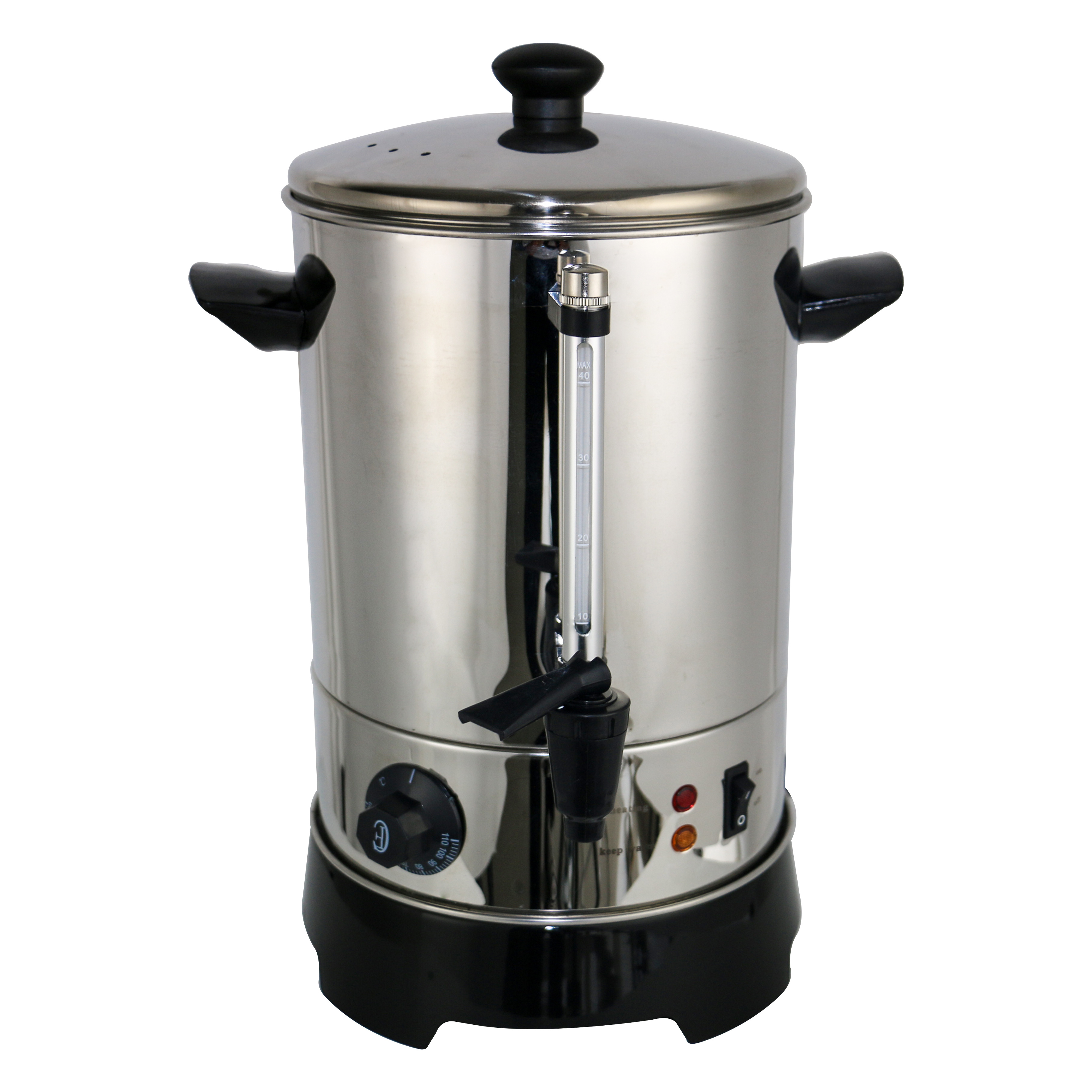 Stainless Steel Mulled Wine Boiler 6L Electric Hot Water Dispenser With Tap Wine Warmer