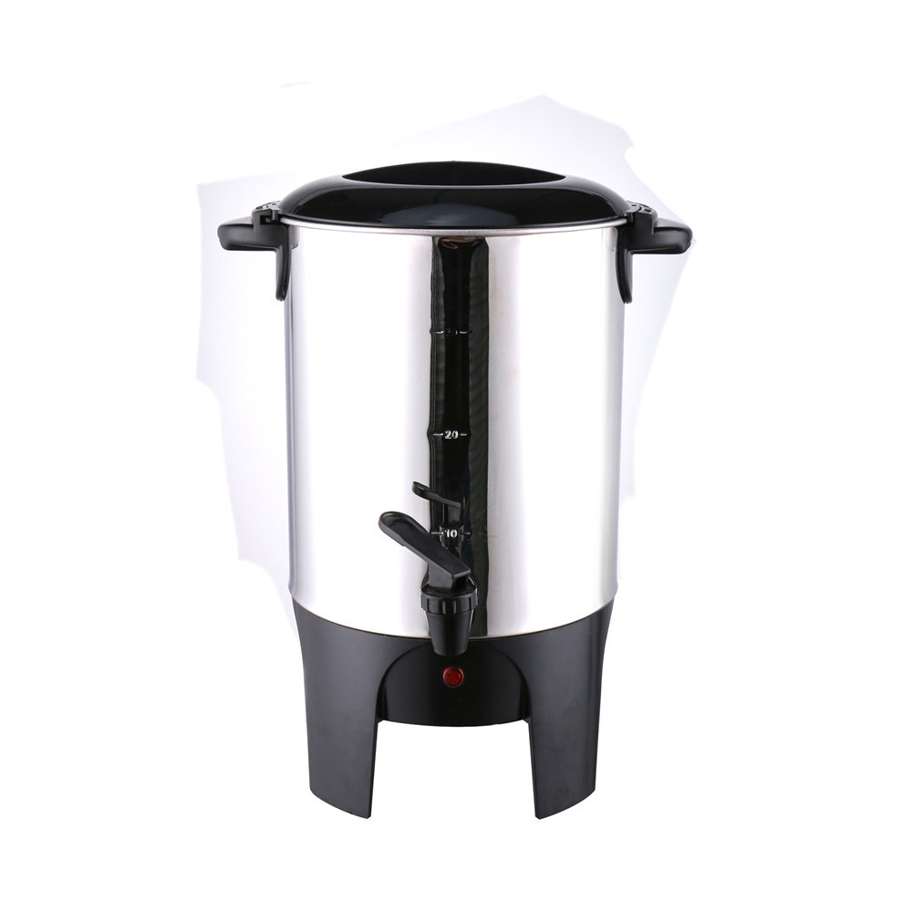 20, 30, 40, 50, 60 Cups stainless steel coffee percolator 1000w electric commercial coffee tea urn