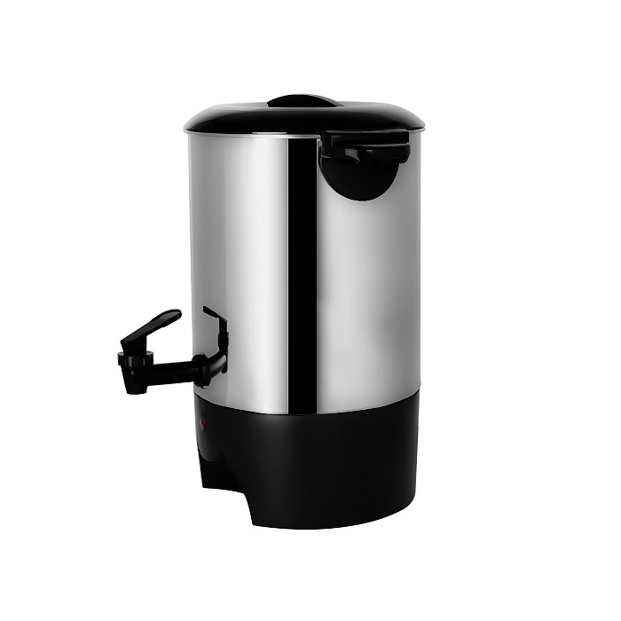 Cheap Price Stainless Steel Coffee Urn 30  Cups Hot Water Tea Urn Electric Coffee Machine Portable Coffee Makers