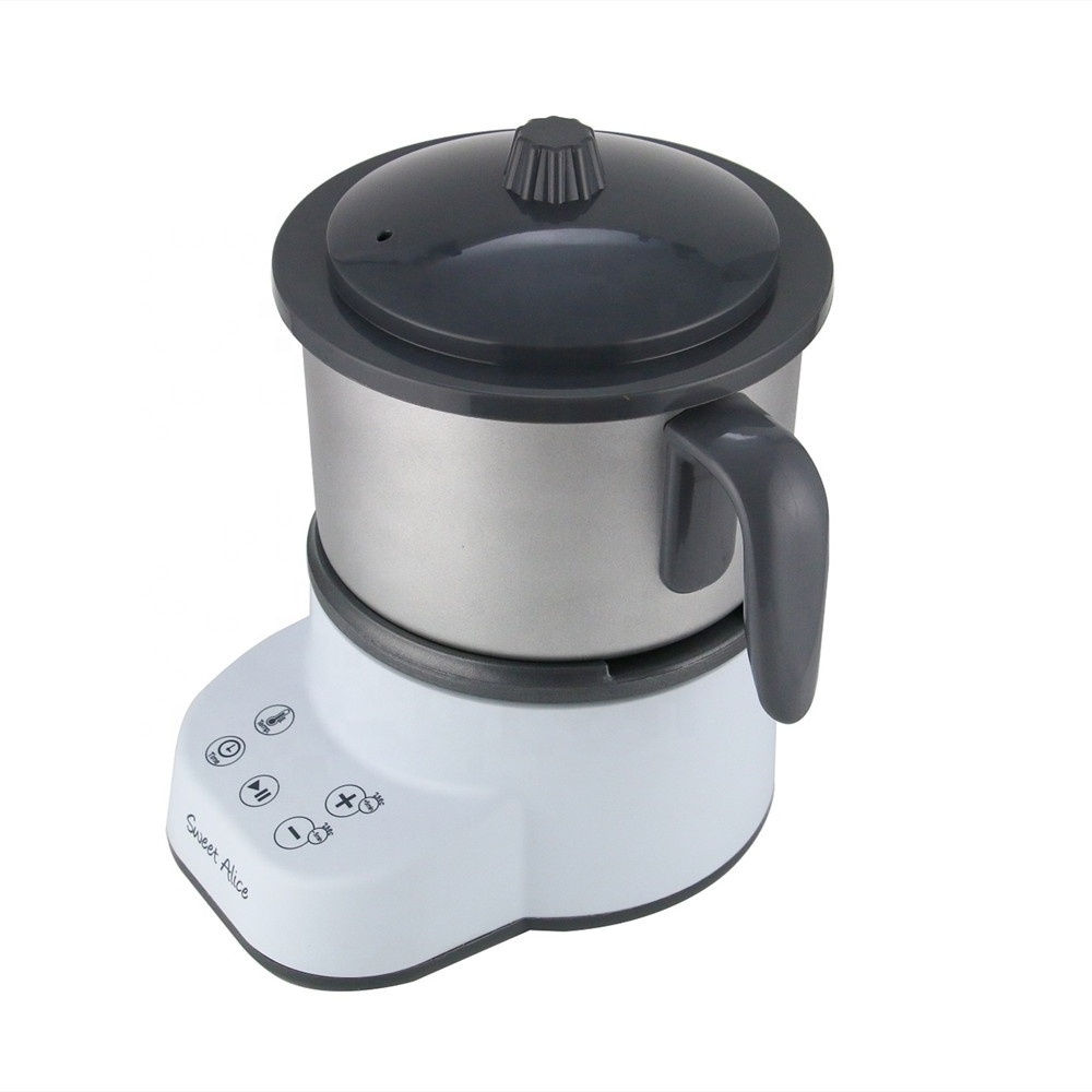 Mini Food Processor Electric Hot Sauce Maker With Stirring And Heating Tomato Sauce Making Machine