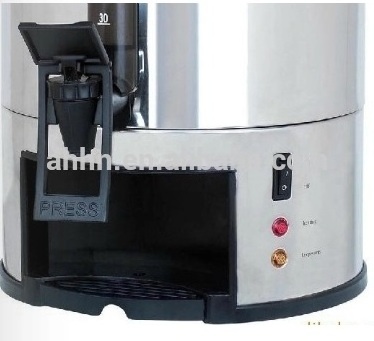 100 Cup Commercial Coffee Urn Hot Beverage Dispenser Water Urn Boiler, Stainless steel