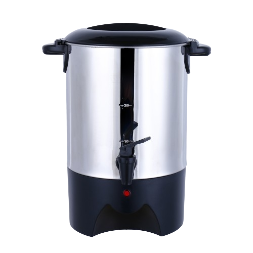 Stainless Steel Percolating Urn Coffee Maker 20 Cup Coffee Boiler Electric Water Coffee Urns