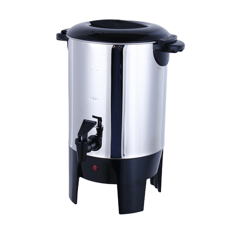 20/30/40/50/60 Cups Commercial stainless steel percolator coffee maker percolator electric coffee urn