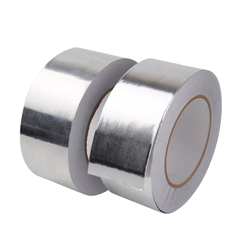 Thickened Silver Leak Repair Self Adhesive Heat Insulation Pipe Shield High Temperature Aluminum Foil Tape