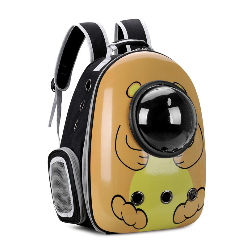 Breathable Pet Carrier Cat Kitten Backpack Astronaut Capsule Window Backpack