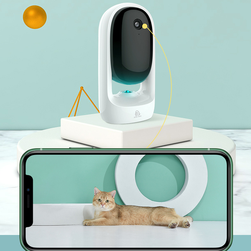 luxury APP multi-functional pet camera laser cat teasing device laser mouse pointer cat toy