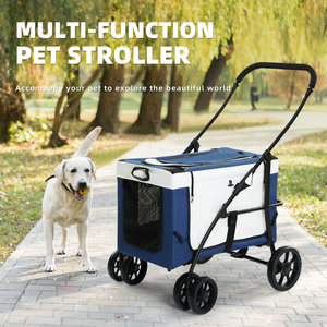 New Factory 2-in-1 Carrier Best Pet Stroller  Detachable Pet Carrier Dog Stroller  for Travelling Outdoors