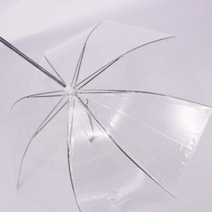 Hot Sale Outdoor Small Clear Transparent Rainproof Pet Umbrella Leash Summer Folding Dog Pet Umbrella