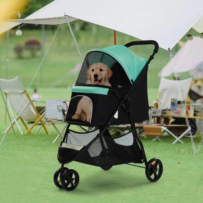 dog carrier with wheels  travel products cat litter box pet stroller for dog