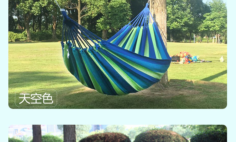 Wholesale Bed Folding Double Hanging Nylon Swing Portable Outdoor Camping Hammocks