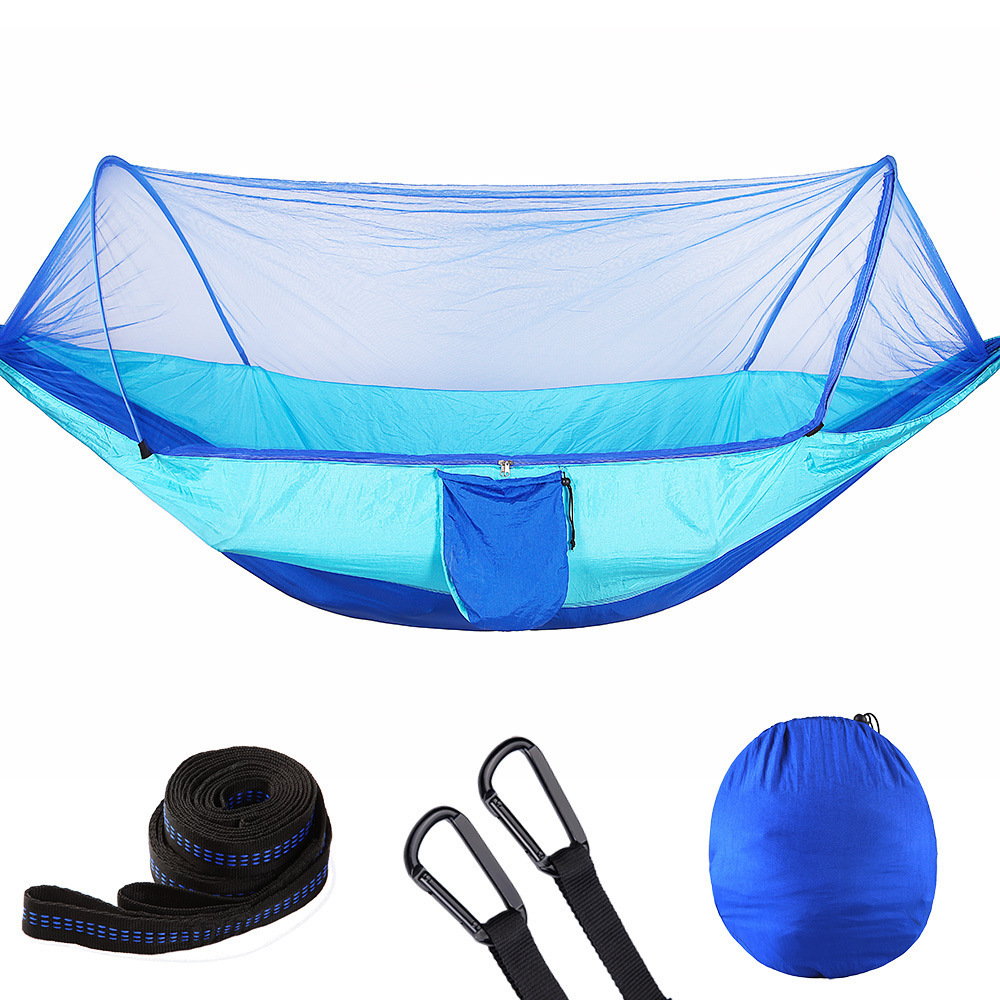 Ultralight Pop-Up Net Hammock Breathable Quick Dry Parachute Nylon Mosquito Net Hammock