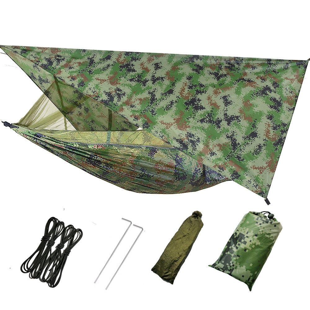 Outdoor Sunshade Curtain Mosquito Net Hammock Camping Waterproof Parachute Shade Nylon Hammocks