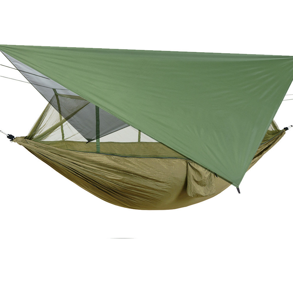 Outdoor Sunshade Curtain Mosquito Net Hammock Camping Waterproof Parachute Shade Nylon Hammocks