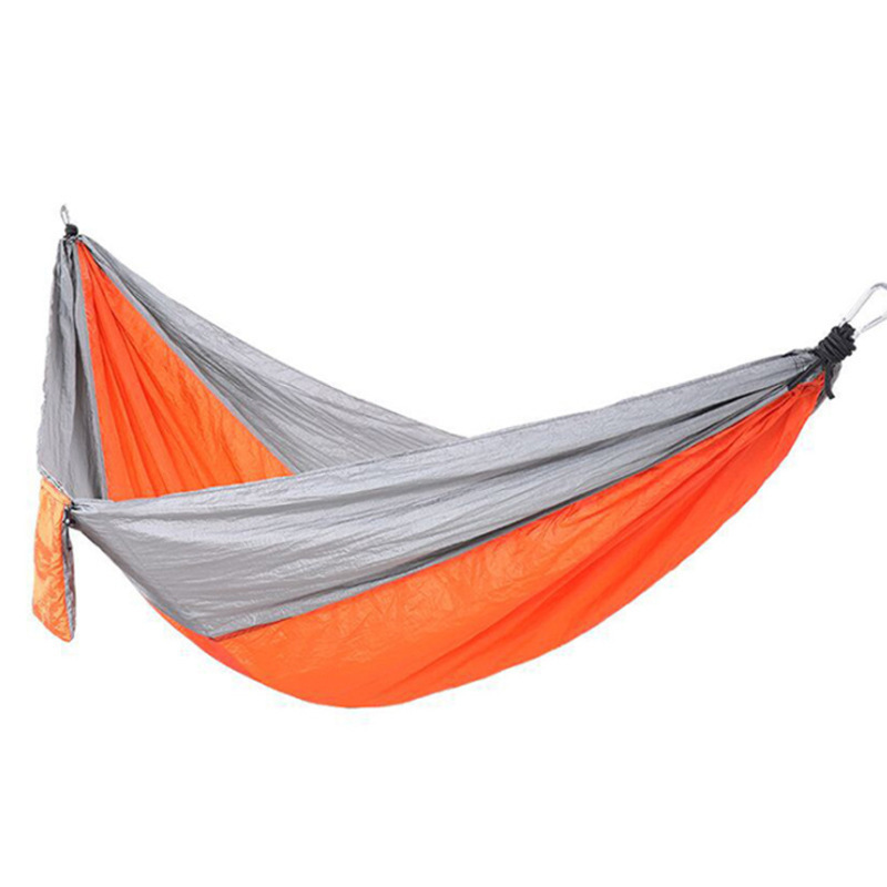 Wholesale Parachute Cloth Nylon Leisure Folding Swing Hammock Outdoor Portable Hammock Swing