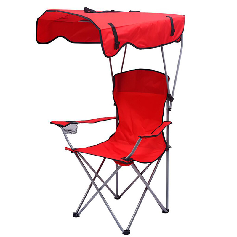 Wholesale Hot Sale Fishing Beach Folding Chair Cheap Camping Chair With Canopy