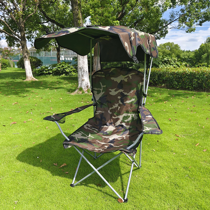 Wholesale Hot Sale Fishing Beach Folding Chair Cheap Camping Chair With Canopy