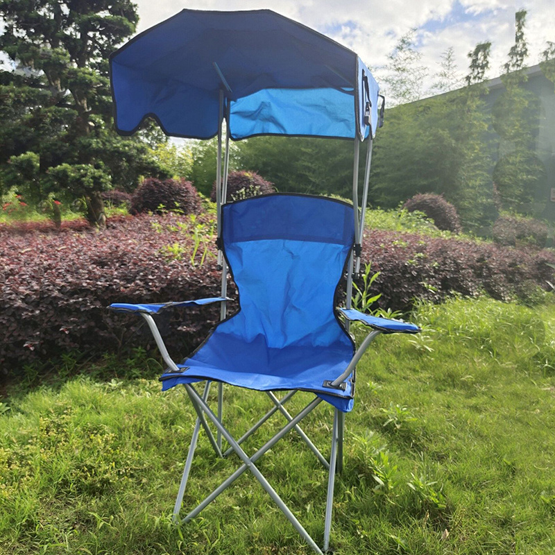 Wholesale Hot Sale Fishing Beach Folding Chair Cheap Camping Chair With Canopy