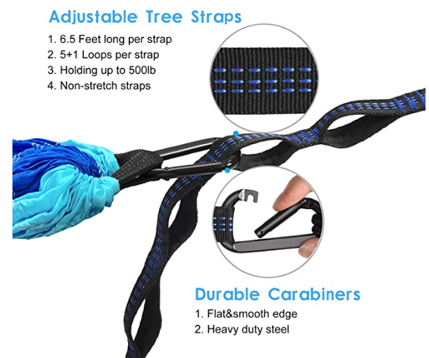 Adjustable high Hammock with Mosquito Net Outdoor Camping Hammock Swings Customized