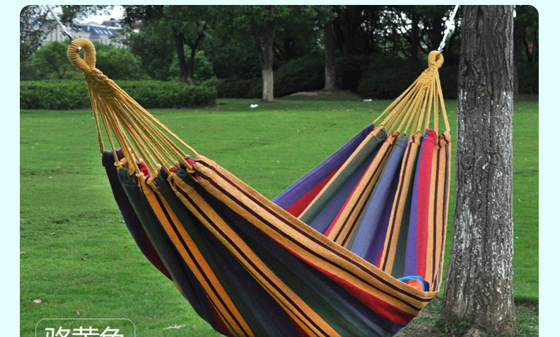 Wholesale Bed Folding Double Hanging Nylon Swing Portable Outdoor Camping Hammocks