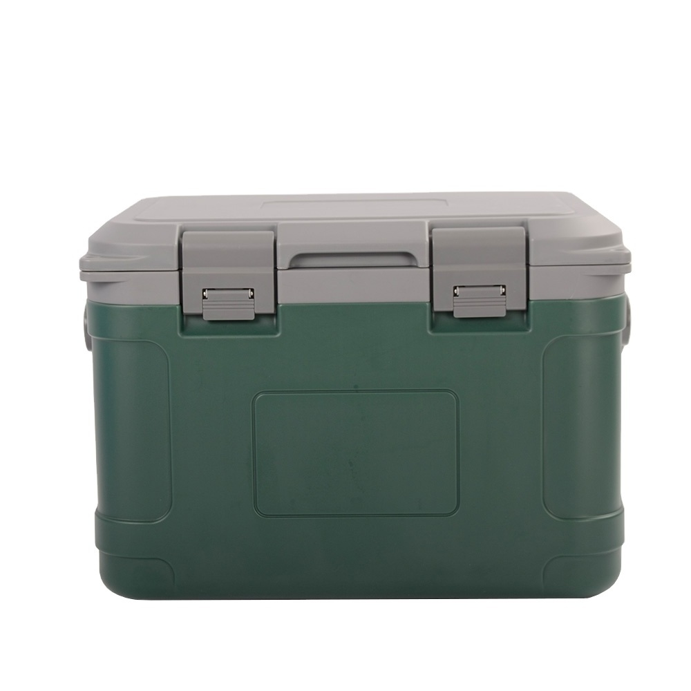 21L Plastic Outdoor Camping Green Refrigerator Igloo  cooler box With Handle